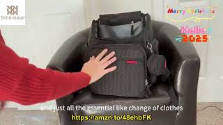 Bebamour Changing Bag Backpack 2025 SERIERS https://amzn.to/48ehbFK