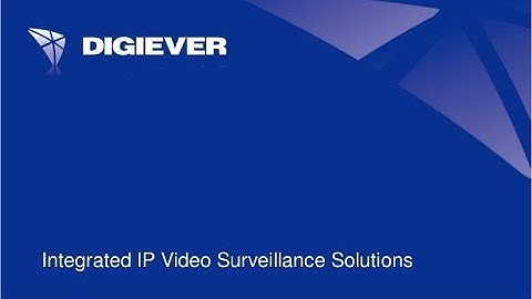 DIGIEVER NVR - Application de levée de doute DIGIMOBILE