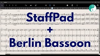 OT Berlin Bassoon + StaffPad | The Sorcerer's Apprentice, Paul Dukas