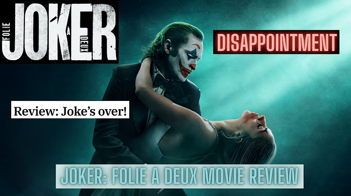 Joker: Folie A Deux Was A Disappointment!!!