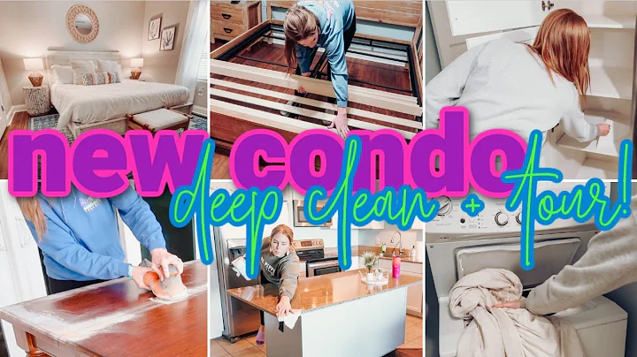 NEW CONDO DEEP CLEAN + SET UP | SUPER SATISFYING C...