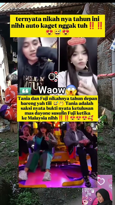 Nikah tahun ini serius😱🤭‼️Tania adalah saksi nyata kebucinan Verelbramasta nih verfu😍😍