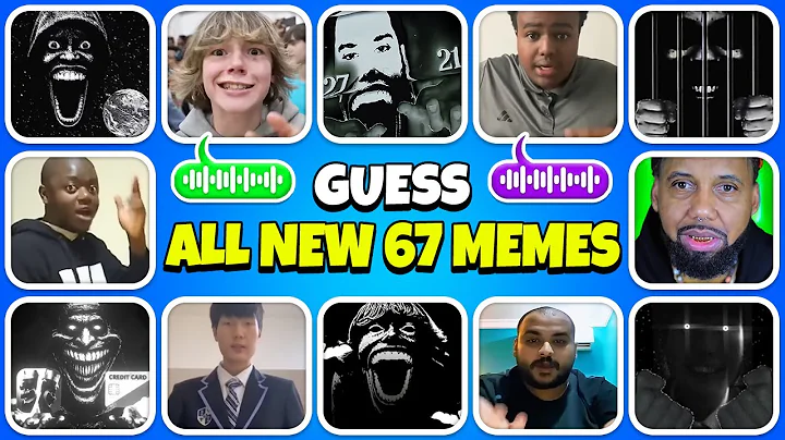 Guess ALL NEW 67 Memes Original vs Edit | 2721, 61 Edit, 41, 67, 421, 67 Remake, 89, 77 | Meme Quiz