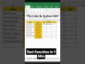 TEXT Function in Excel Explained in 60 Seconds