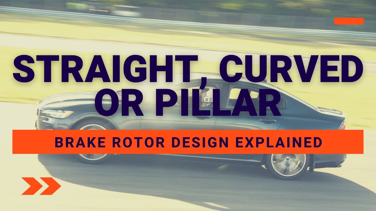 Brake rotor vane styles - simple explanation - YouTube