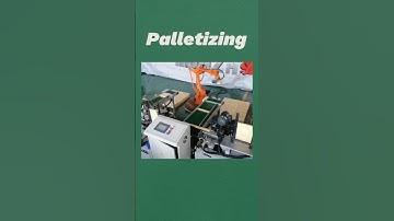 Application of Industrial Robots in Timber Stacking #industrialrobots #palletizingrobots #machine