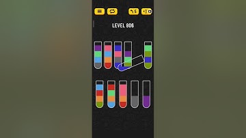 Water sort puzzle level 806