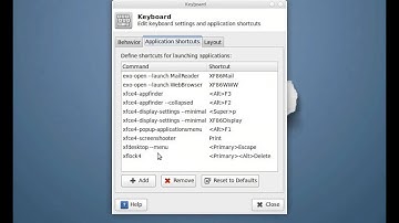 Linux Mint 13 Xfce: Creating keyboard shortcut for terminal