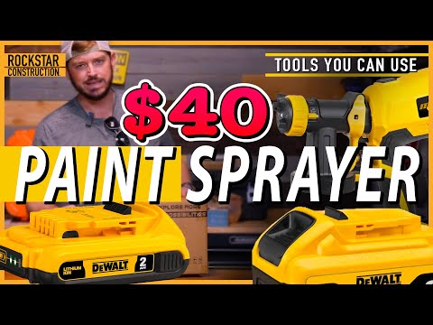 $40 Paint Sprayer THAT IS CORDLESS? | Tools You Can Use