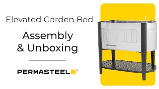 Permasteel Galvanized Steel Garden Bed Video Assembly Video