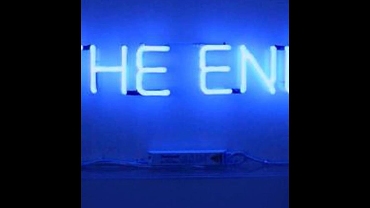 Votv the end. The end неон. Конец the end. Неоновая надпись конец. The end надпись.