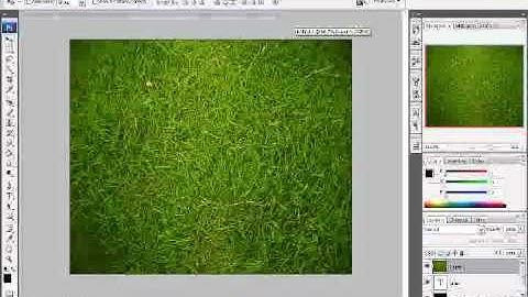 how to do a grass effect in photoshop.flv