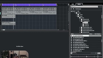 Demonstrating Circles DEAD drum loops in Cubase Media browser