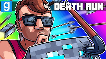Gmod Death Run Funny Moments - Beating M Rated Minecraft! (Garry