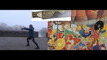 Kard (knife) and separ (shield) techniques: Basic Guards (Part 1)