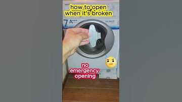 How to Open a Broken Washing Machine, NO Emergency🚨 Opening⁉️ #broken #washingmachine #beko #opening
