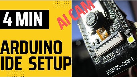 ESP32 CAM Arduino IDE with Sketch Installation - Artificial Intelligence with Facial recognition