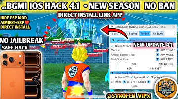 BGMI 4.1 iOS Hack Latest 2025 | Safe For Main Id 🔥Direct Install Skin Hack BGMI 4.1 WINIOS IOSZERO