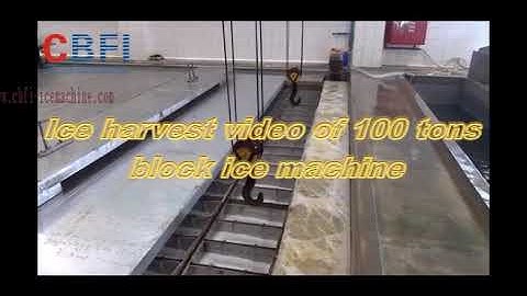 CBFI, 100Ton block ice machine project