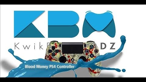 Custom Blood Money Dualshock 4 PS4 Controller
