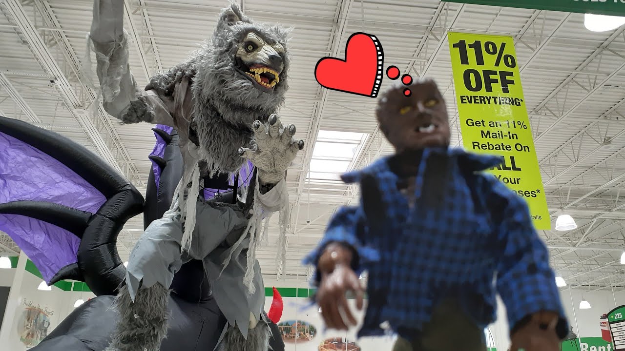 MENARDS codeorange halloween2021 ! Werewolves, decor, props & more