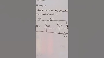 finding the unknown resistance and maximum Power using Max power transfer Theorem