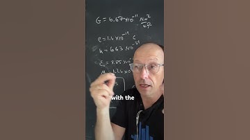 What are the most importsnt fundamental constants in #science #physics?