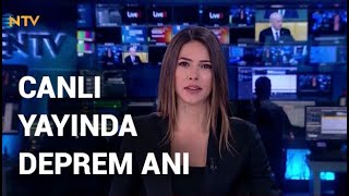 @NTV canlı yayınında deprem anı Resimi