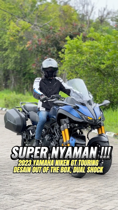 Exotic 2023 Yamaha NIKEN GT Touring. ( 3-cylinder CROSSPLANE ) with Side Box. Very Low Odo 340 KM