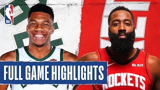 BUCKS at ROCKETS | FULL GAME HIGHLIGHTS | August 2, 2020