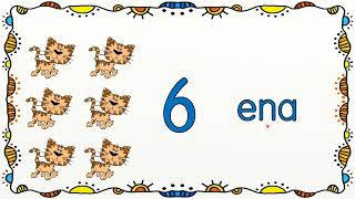 Matematik Awal Prasekolah: Menulis nama nombor 1 hingga 10