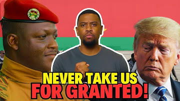 Trump Shocked as Burkina Faso Rejected His Plan - He Didn