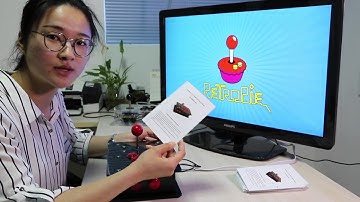 Retro game arcade kit - playing game video