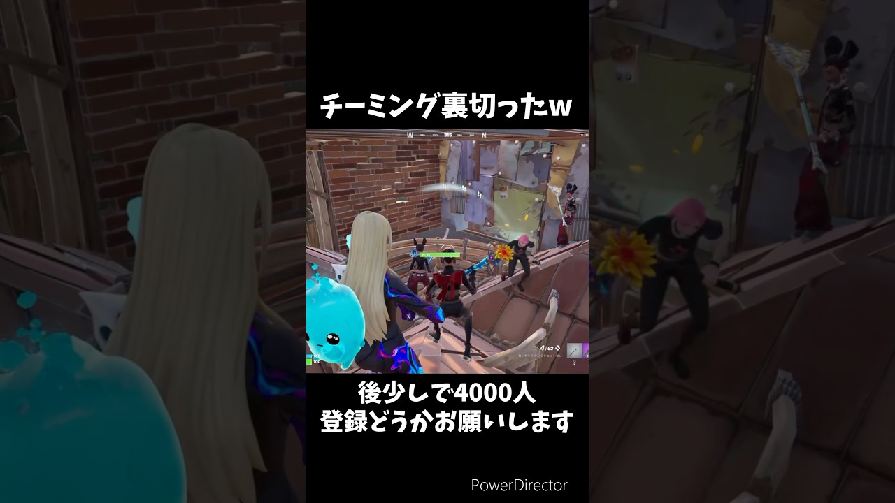 チーミング裏切ってみた結果w