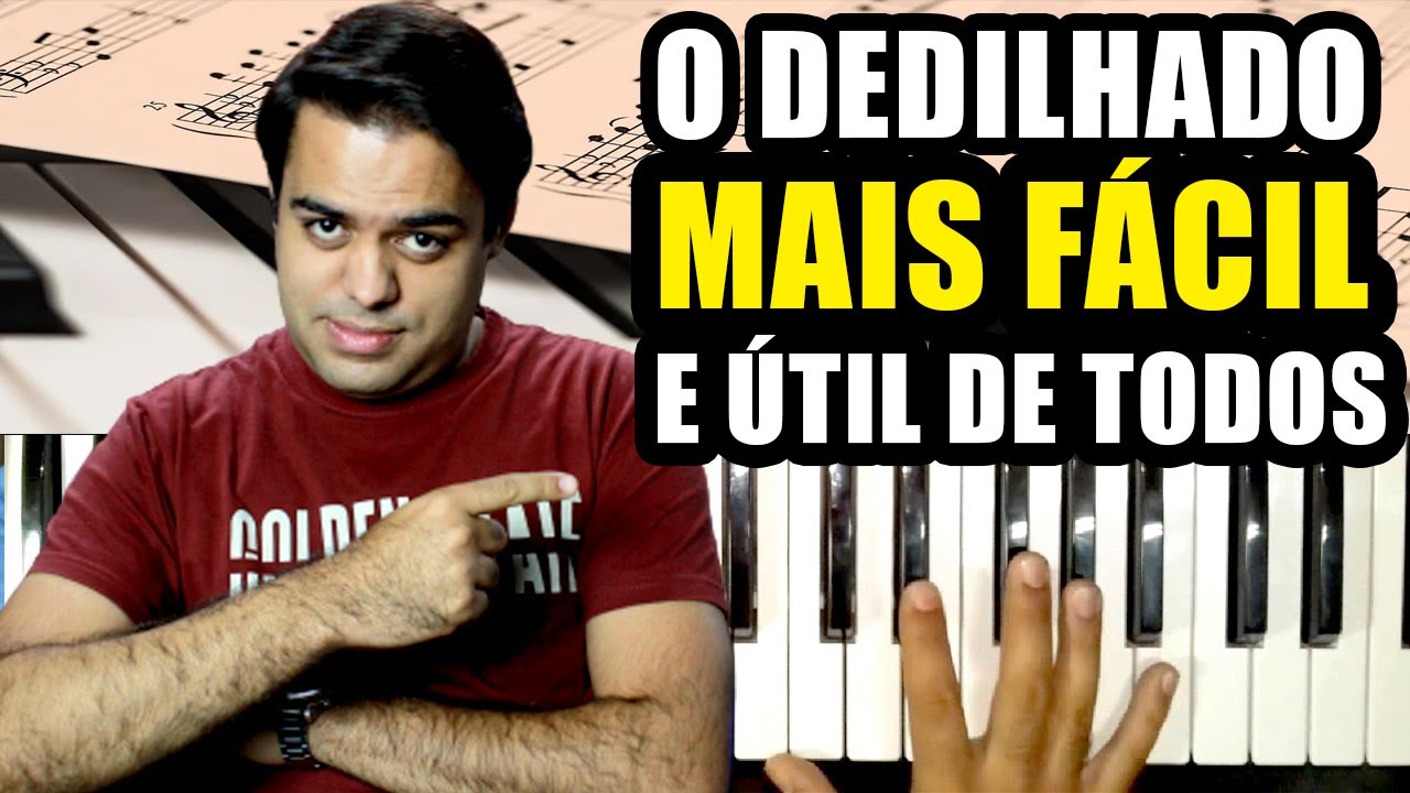 O DEDILHADO MAIS FÁCIL DE TODOS - AULA DE TECLADO - SUPER ÚTIL