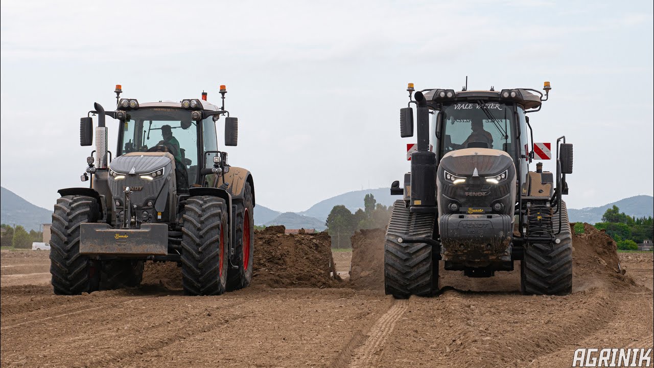 Black Fendt 933 Vario + 940 MT ⚫ | Livellamento XXL | Viale Valter