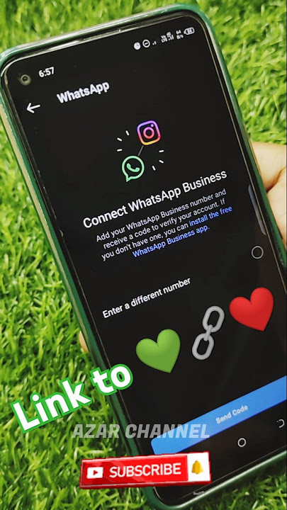 Attach WhatsApp into Instagram story 💚🔗❤️ #azarchannel #instagram #whatsapp