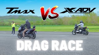 Yamaha TMAX vs Honda XADV : DRAG RACE | 4K