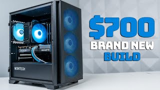 EASY $700 Gaming PC Build (All New Parts)