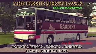 TERBARU !! Mod Bussid Mercy Jadul Farid • Livery Spesial Bus Lawas • Livery in Memorian