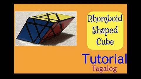 Rhomboid Shaped Cube | Tutorial I TAGALOG