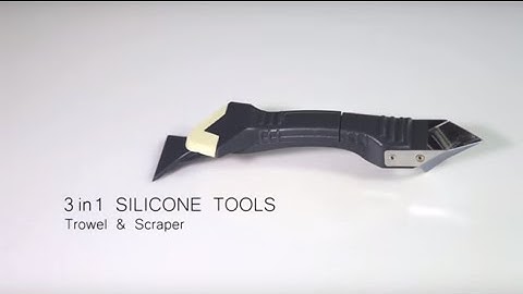 3 IN 1 SILICONE TOOLS TROWEL & SCRAPER