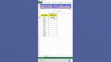 Convert Seconds to Minutes in Excel: Easy Tutorial#excel