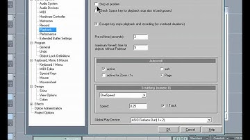 Samplitude Basics 30:Playback Options.
