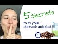 Low stomach acid  5 secrets to fix it fast no supplements acv or drugs