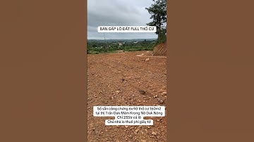 Bán rẻ lô đất sổ sẵn full thổ cư #batdongsan #nhadatkrongno