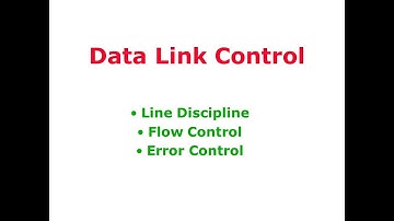 DATA LINK CONTROL - PROTOCOLS OF COMPUTER NETWORK  EXPLAINED IN DETAIL
