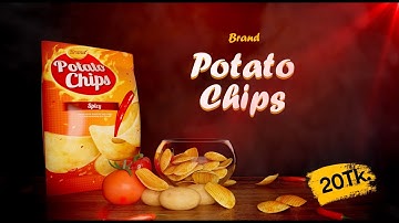 3D Animated Cinema 4D Motion Work for Chips Advertisement.