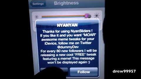 NyanSliders Nyan Cat Sliders On Your iPhone iPod