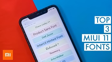 Top 3 Premium Miui 11 Fonts | Best Miui 11 Fonts | Most Awaited